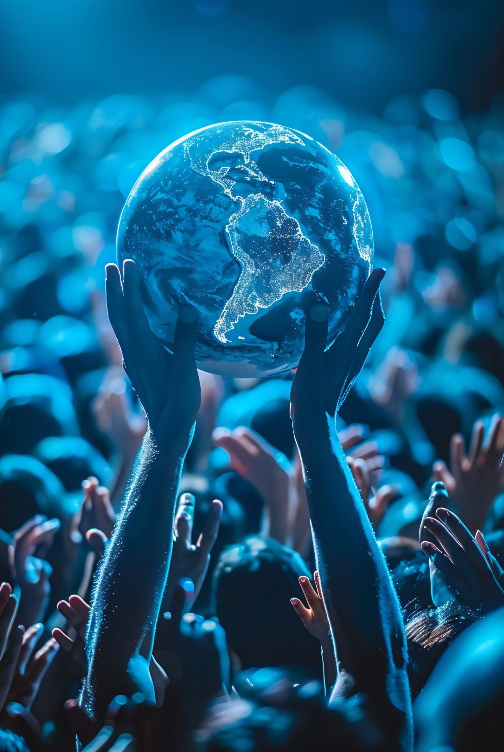 people-celebrating-world-population-day